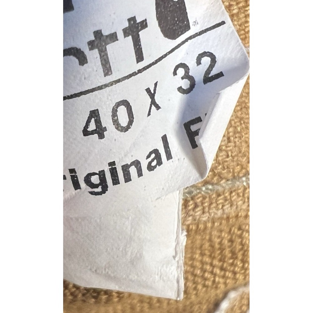 Vintage Carhartt Double Knee Carpenter Pants Size Brown 40x31.5 USA Made Work - Picture 13 of 16